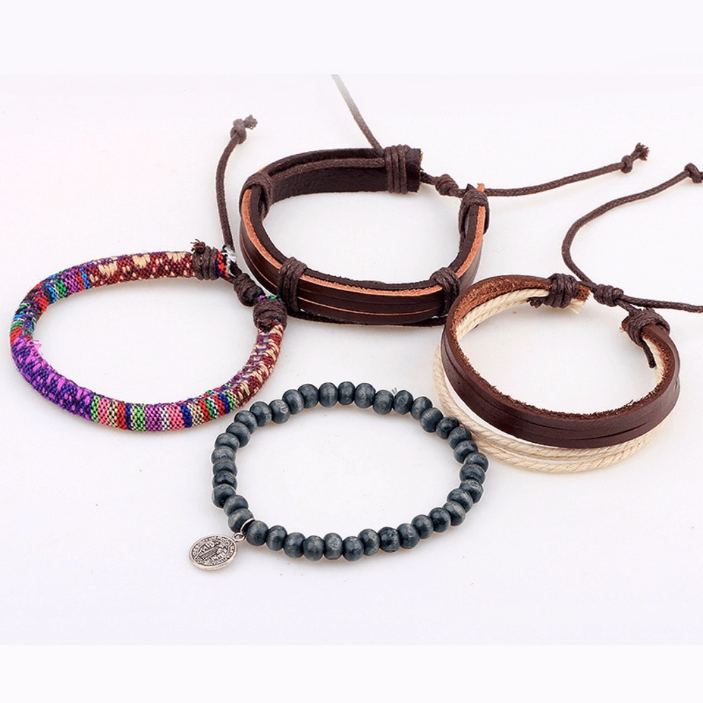 South America Style 4 layers Bracelet - Picture 2 of 5